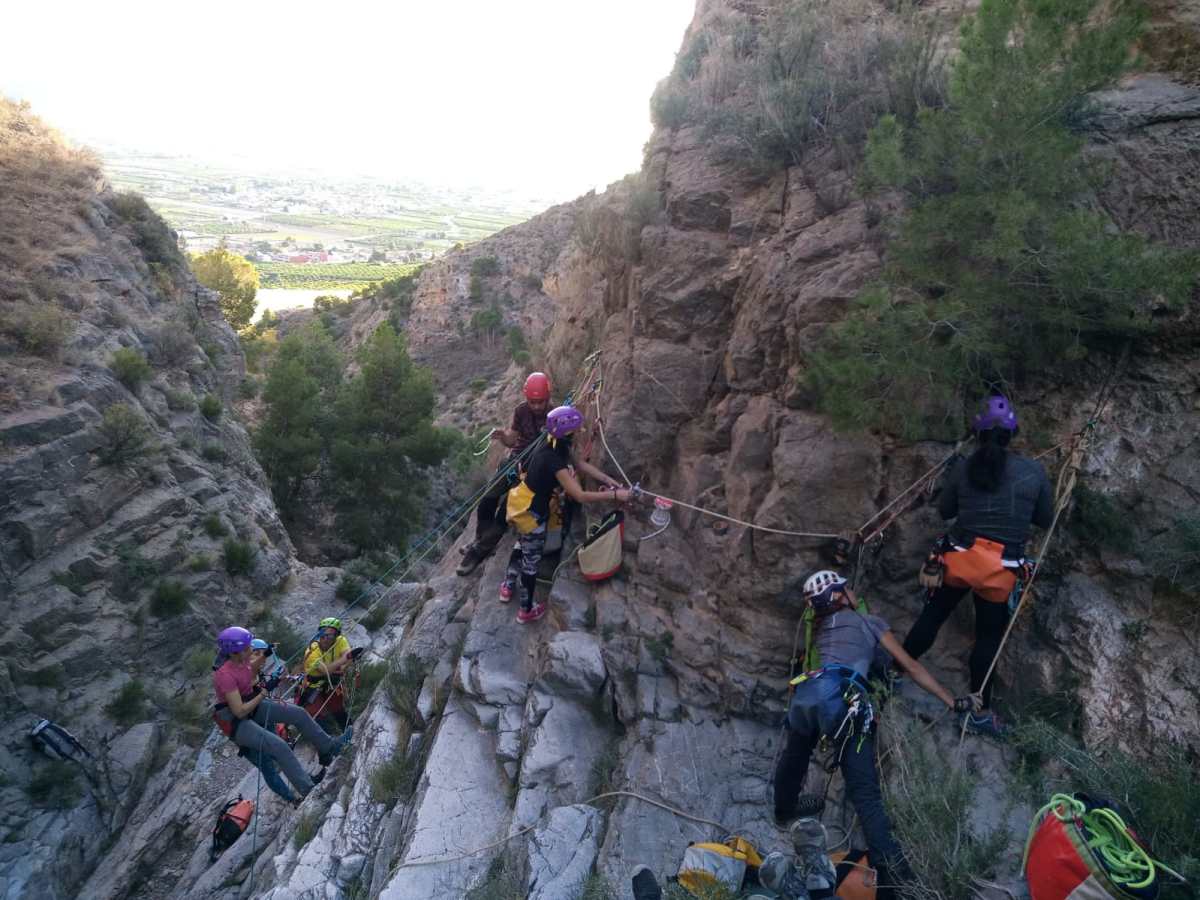 Curso de autosocorro en barrancos (Pliego, 10, 11 y 12 de&nbsp;noviembre)